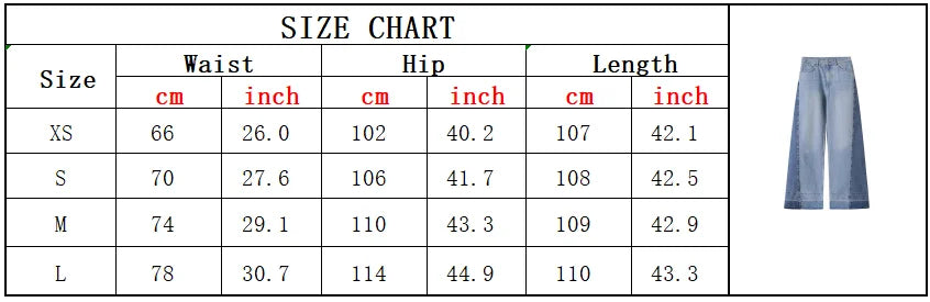 2025 Women Summer Jeans Wide Leg Pants Fashion High Waist Buttons Zipper Female Elegant Street Jeans Trousers Clothing