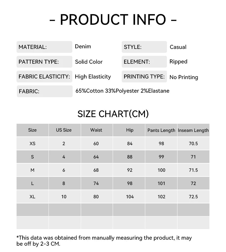 LW Women's Ripped Jeans 2024 Autumn Skinny Denim Pant Woman Fashion Drawstring Stretch Boyfriend Destroyed Pencil Jeans Female