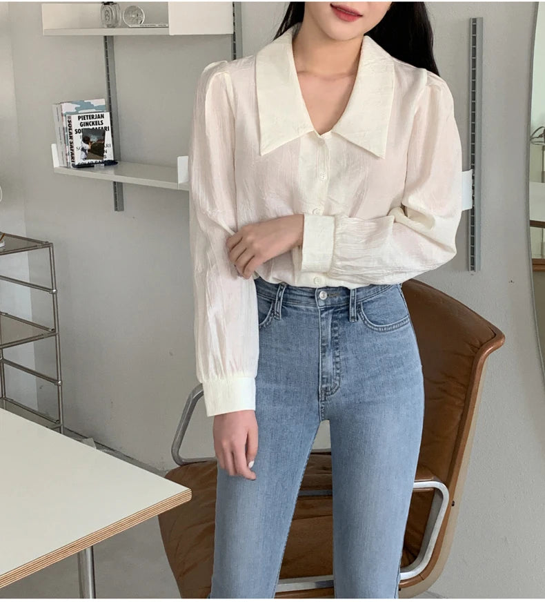 Light Blue Jeans Women Straight Leg Elastic Chic Boyfriend Pants Denim Streetwear Women Ladies Cargo Pants New Fashion 2023