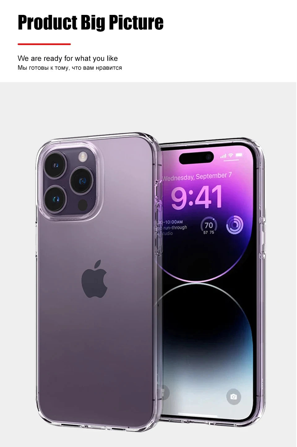 Original Transparent Phone Case For iPhone 15 14 12 11 13 Pro Max Mini Shockproof Cover X XR 8 7 6 Plus SE Clear Soft TPU Cases