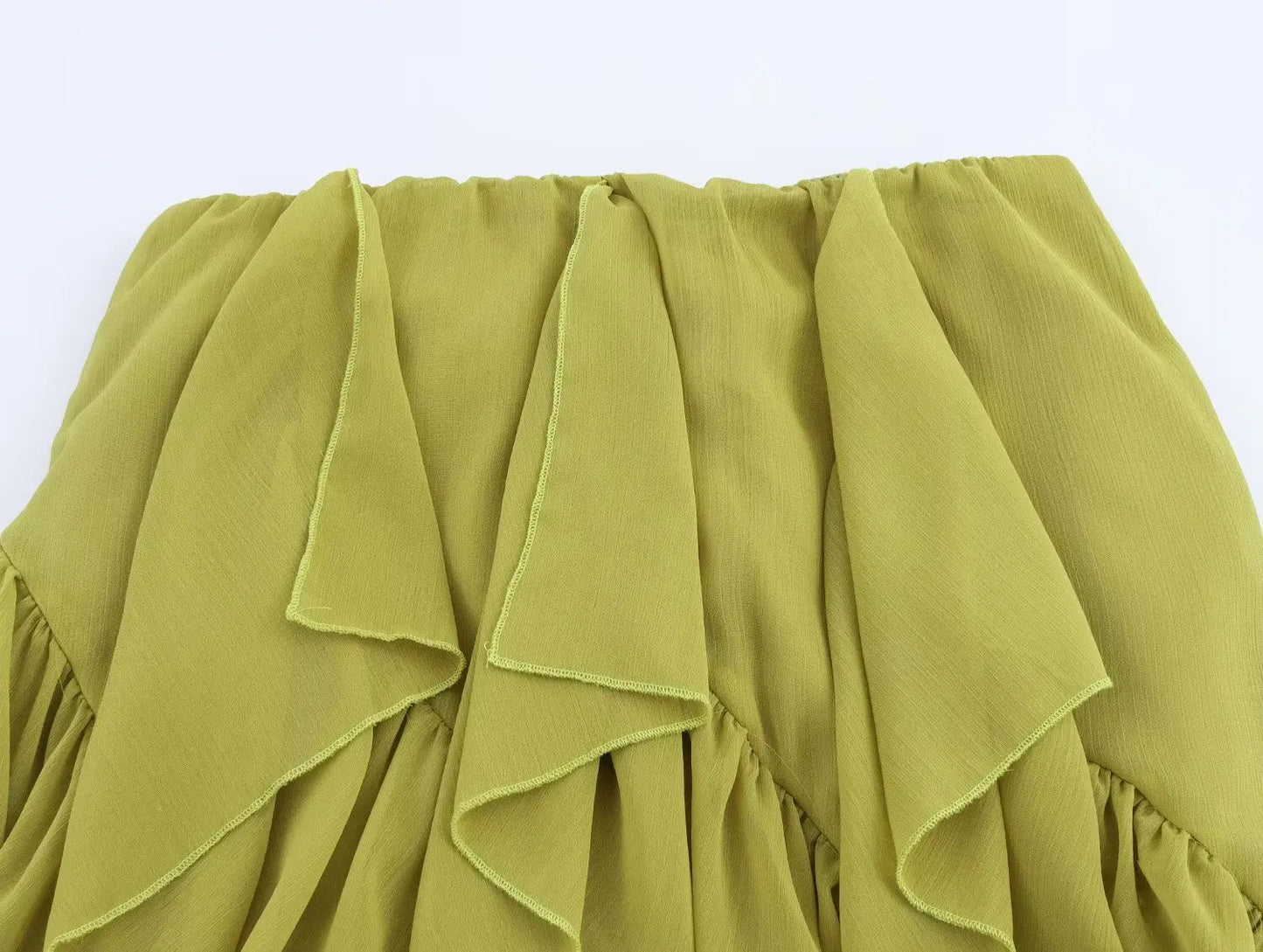 Skirts Summer Women's 2025 New Chic Women's Elegant Cascading Holiday Skirts Street Leisure Youth Fashion Long Skirts