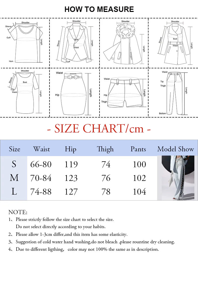 High Waist Ripped Jeans for Women Summer Thin Side Slit Pants Women Denim Long Jeans with Drill Chains Straight Wide-leg Jeans