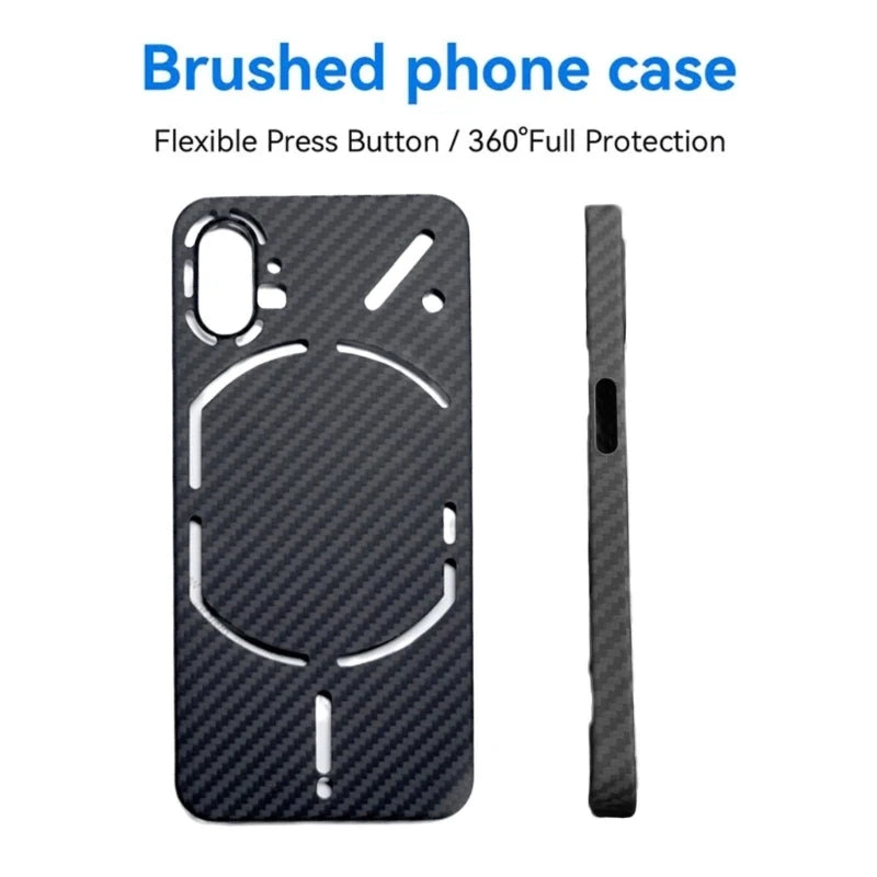 Phone Protector Cover for nothing phone 1 Cellphone Carbon Fiber Cover Anti-Scratch Shells All Inclusive Hard Case