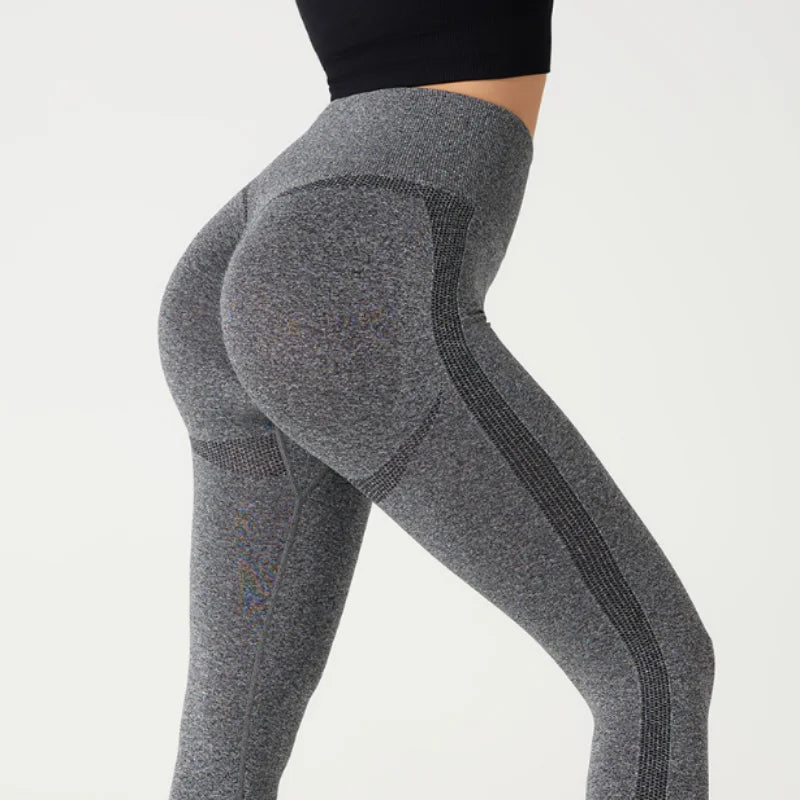 New high-waist yoga trousers for women - belly control leggings, elastic and soft workout pants, comfortable fitness pants”