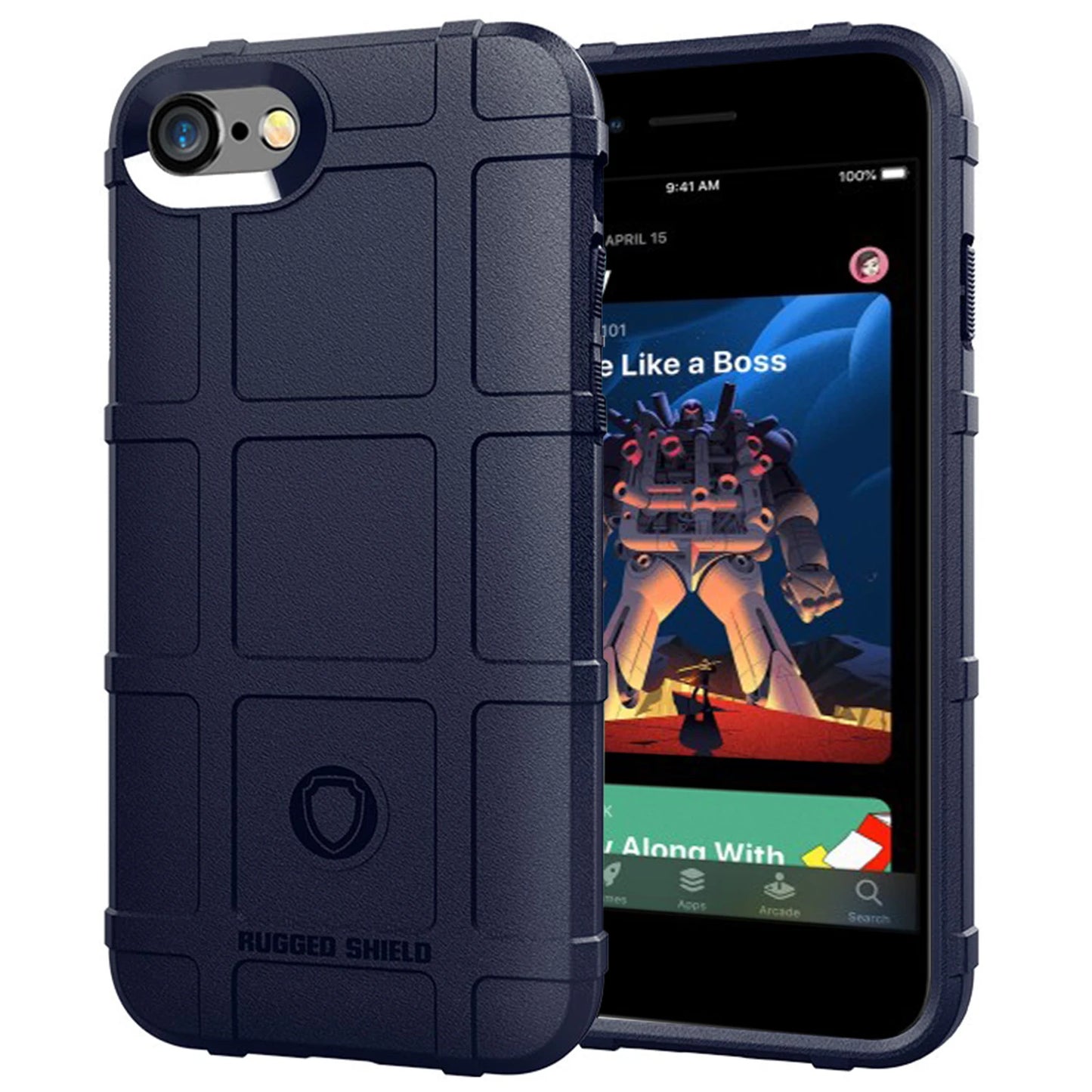 Military Armor Case For IPhone SE 2020 Se2 Soft Silicone Phone Cover For Iphone Se 2022 Se3 Shockproof Shield Cases