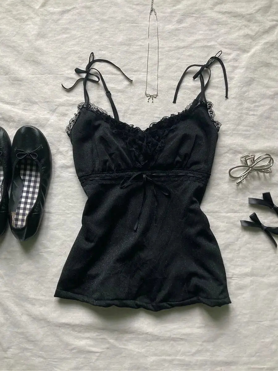 Y2k Skirts Summer Sexy Sweet Girl Clothes Bow Punk 2000s Kawaii Casual Cute Skirt Bottom Korea Gothic High waist Women Skirts