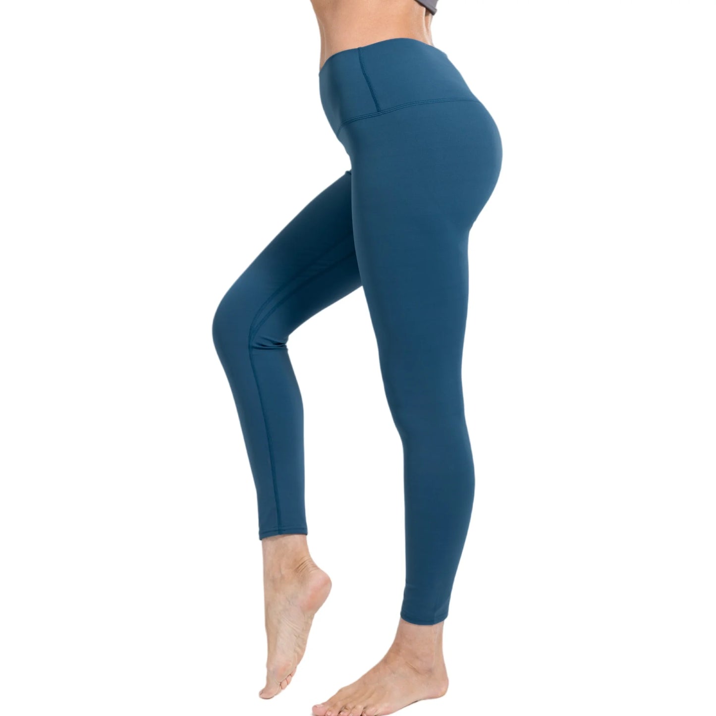 Women's High Waist Yoga Leggings Stretch Yoga Pants Tights Push Up Fitness Running Sportswear Solid Color Pants