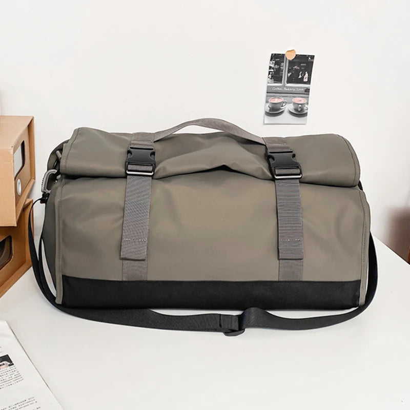 Fashion Travel Bags For Women Large Capacity Men's Sports bag Waterproof Weekend Sac Voyage Female Messenger Bag Dry And Wet