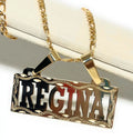 Custom Name Necklace For Women 18K Gold Plated  Stainless Steel Jewelry Personalized Custom Pendant Jewelry Gifts For Her