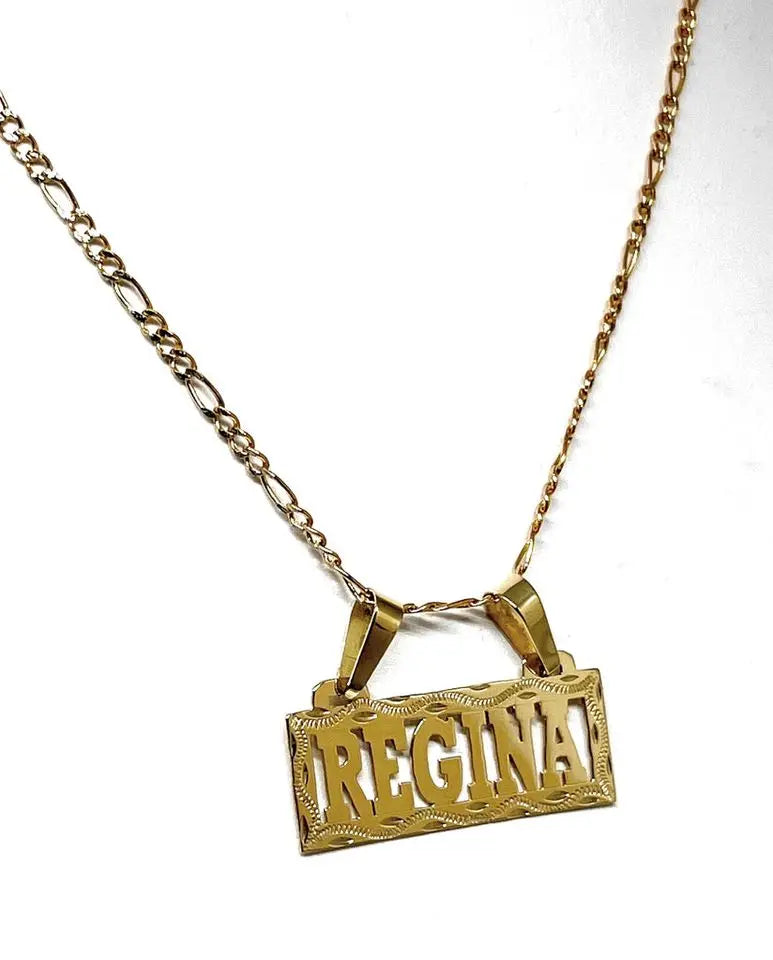 Custom Name Necklace For Women 18K Gold Plated  Stainless Steel Jewelry Personalized Custom Pendant Jewelry Gifts For Her