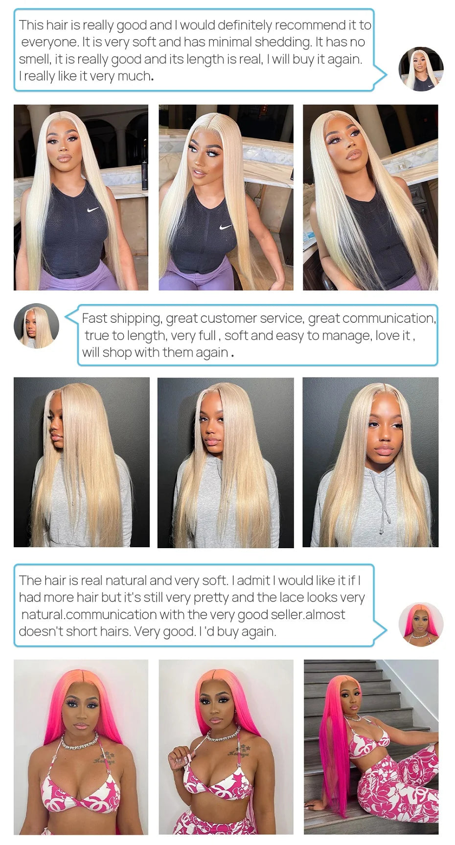 613 Blonde Colored Straight Human Hair Bundles 1 Pcs Double Drawn Raw Vietnamese Hair Bundles Weave Weft 22 24 26 28 30 32 Inch