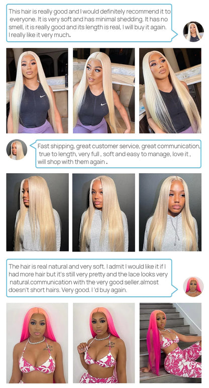 613 Blonde Colored Straight Human Hair Bundles 1 Pcs Double Drawn Raw Vietnamese Hair Bundles Weave Weft 22 24 26 28 30 32 Inch