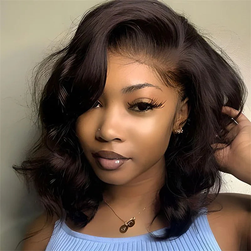 VSHOW 3 In 1 Half Wig With Drawstring Body Wave Wigs Human Hair Invisible Hairline Flip Over Wig Beginner Friendly