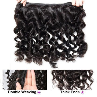 18-40 Inchs Loose Wave Bundles Brazilian Human Hair Weave Bundles 2/4/6 Bundles Deal Top Quality Human Hair Extensions Wholeasle