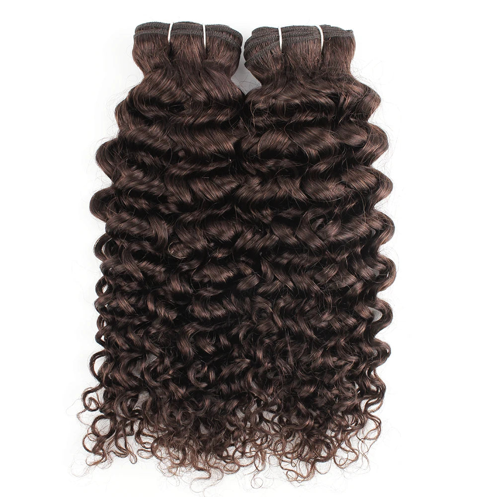 Human Hair Bundles Water Wave#2 #4 Bundles Indian Hair Weave Cruly Bundles Human Hair Extension 10 To 26 Inch
