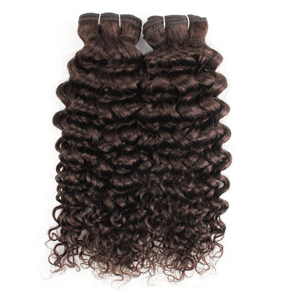 Human Hair Bundles Water Wave#2 #4 Bundles Indian Hair Weave Cruly Bundles Human Hair Extension 10 To 26 Inch