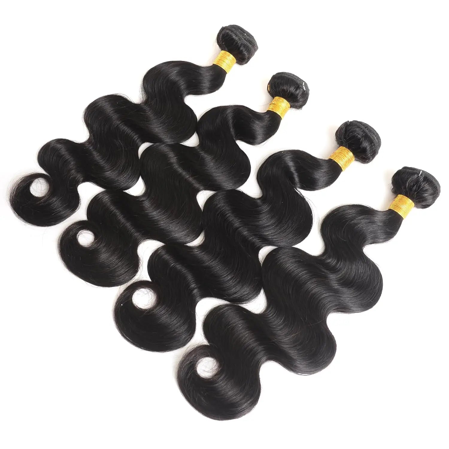 Human Hair Bundles Body Wave 26 28 30 Inch 100% Unprocessed Brazilian Virgin Hair Weave 3 Bundles Real Human Hair Natural Black