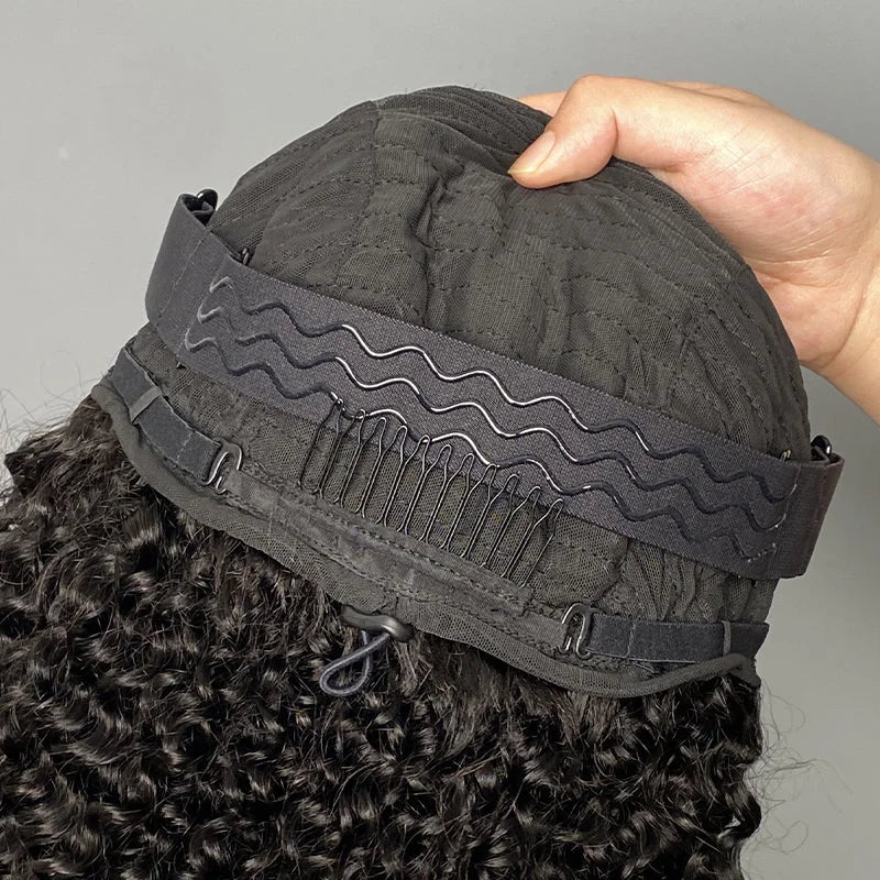 VSHOW 3 In 1 Half Wig With Drawstring Body Wave Wigs Human Hair Invisible Hairline Flip Over Wig Beginner Friendly