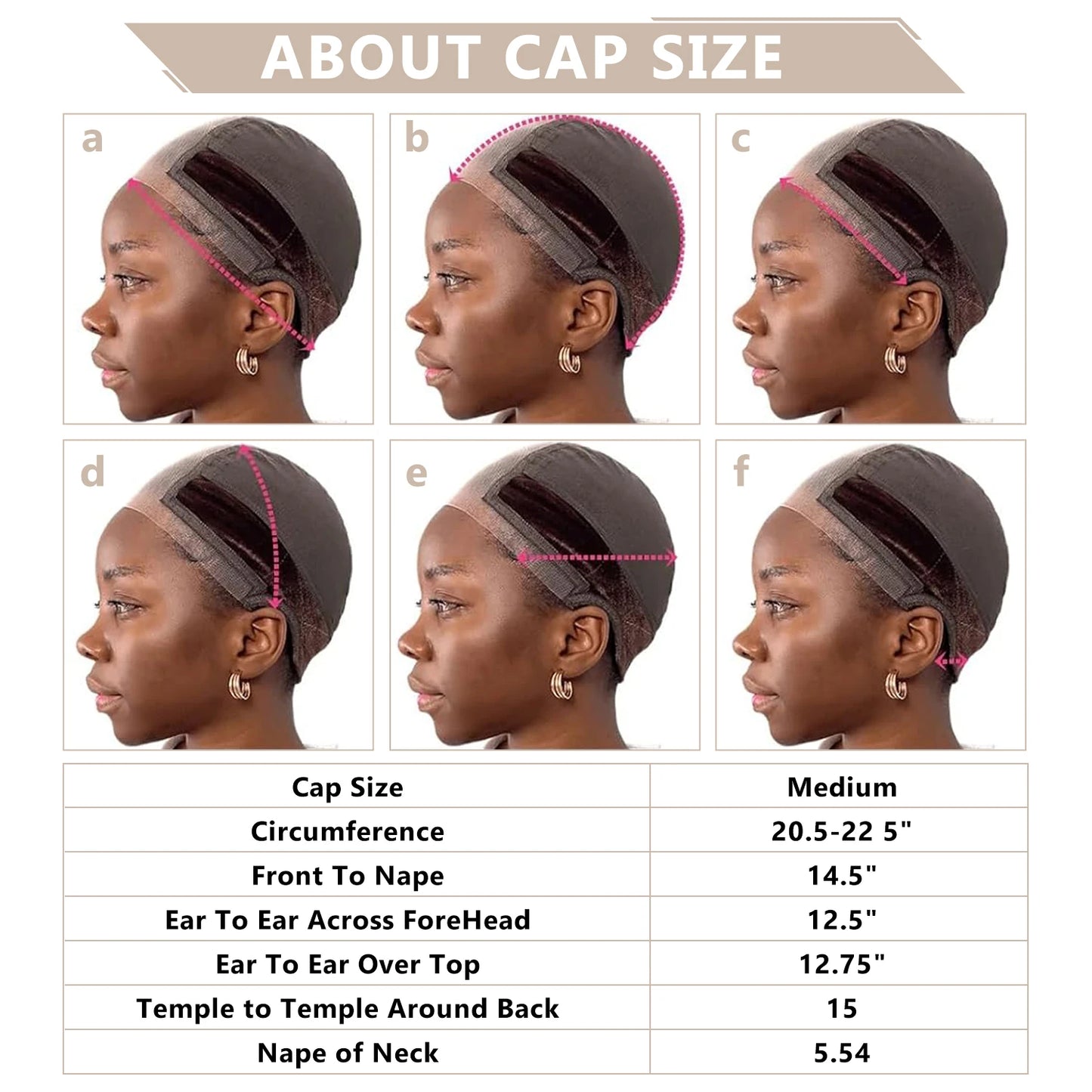 Wig Cap with Grip Band for Keeping Wigs in Place, More Full Cap-wide Transparent Lace for Lace Front Wigs