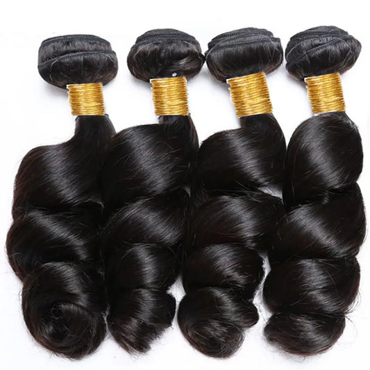 18-40 Inchs Loose Wave Bundles Brazilian Human Hair Weave Bundles 2/4/6 Bundles Deal Top Quality Human Hair Extensions Wholeasle