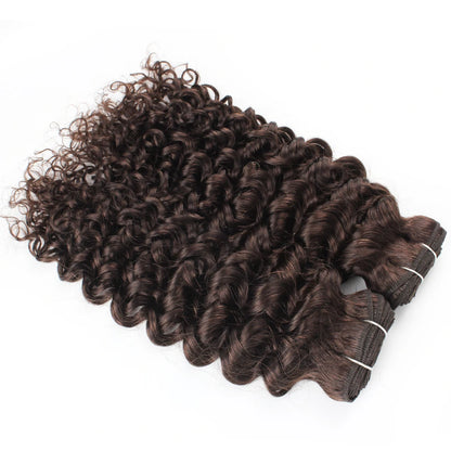 Human Hair Bundles Water Wave#2 #4 Bundles Indian Hair Weave Cruly Bundles Human Hair Extension 10 To 26 Inch