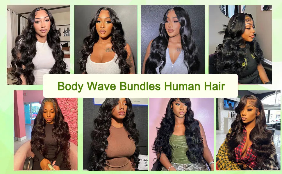 Human Hair Bundles Body Wave 26 28 30 Inch 100% Unprocessed Brazilian Virgin Hair Weave 3 Bundles Real Human Hair Natural Black