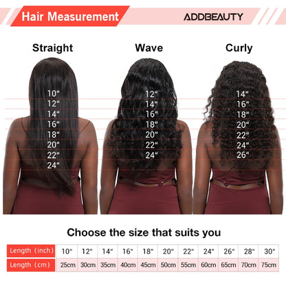 Loose Wave Human Hair Bundles Addbeauty Brazilian Virgin Human Hair Weave for Women Hair Extension Natural Color Double Drawn
