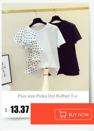 Patchwork Ruffle White Tops For Women O Neck Short Sleeve Casual T Shirt Female Fashion New Clothing 2022 Summer