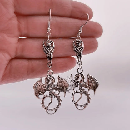 Bat Earrings,Dragon Earrings,Punk Bat Earrings Nightclub Animal Bat Earrings ,Gothic Bat Wings Jewelry Earrings for Women