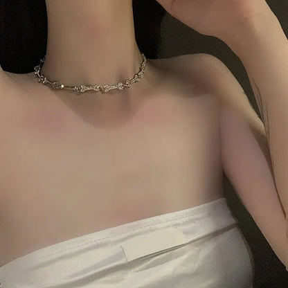 New 2021 Fashion Pendant Necklace For Women Clavicle Chain Choker Beautiful Jewelry Necklace Neck Accessories For Women Girls