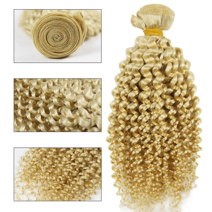 Berrys Fashion 613 Blonde Deep Wve Bundles Brazilian Curly Weave Human Hair Bundles 1/3/4PC Virgin Hair  #613 Color 12-28 Inch