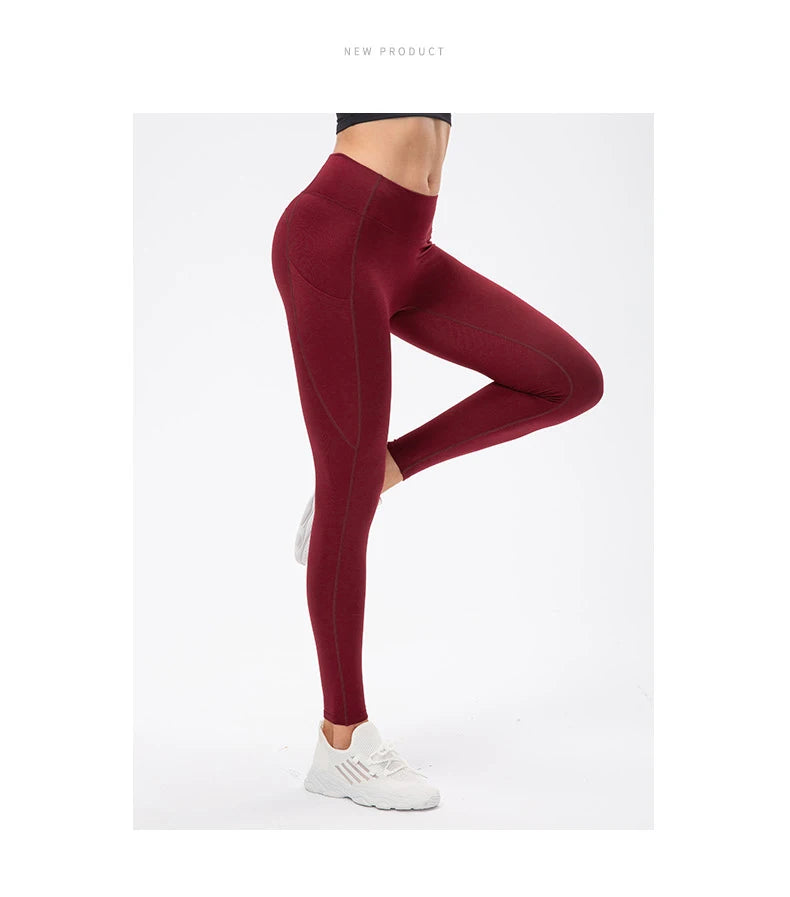 Yoga Pants Women Warm Leggings for Fitness Fleece Warm Winter Stretchy Running Tights Leggings Gym Sport Yoga Leggings