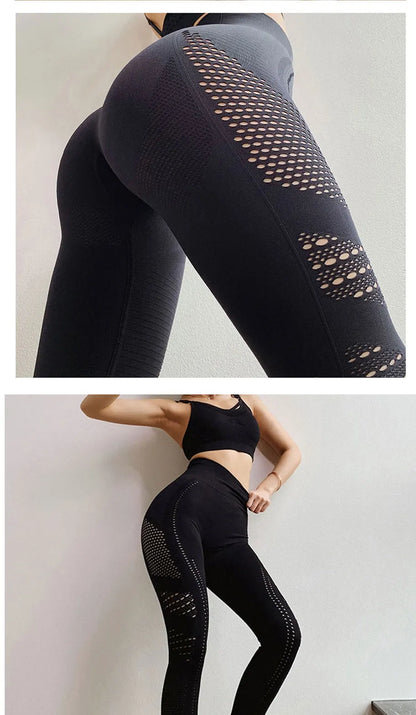 Women's High Waist Yoga Pants Tummy Control Workout Running Stretch Sport Tight Gym Leggings Power Flex Fitness Pants