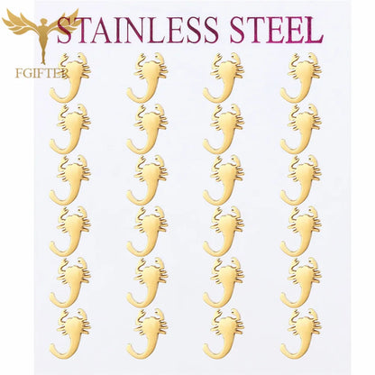 Wholesale Stainless Steel Earrings for Women Girl Animal Clover Flower Cat Bird Unicorn Bear Butterfly Dragonfly Dog Ear Studs