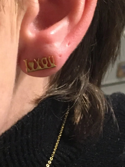 Wholesale Stainless Steel Earrings for Women Girl Animal Clover Flower Cat Bird Unicorn Bear Butterfly Dragonfly Dog Ear Studs