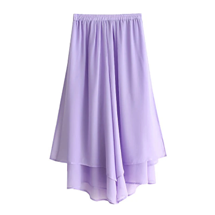 Modern Dance Training Pants Adult Classical Yoga Costumes Chiffon Elegant Wide-Legged Pants Form High Quality