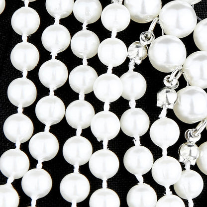 Sexy Women Pearl Shawl Necklaces Collar Shoulder Long Chain Pendants Necklaces Sweater Chain Wedding Dress Jewelry Accessories