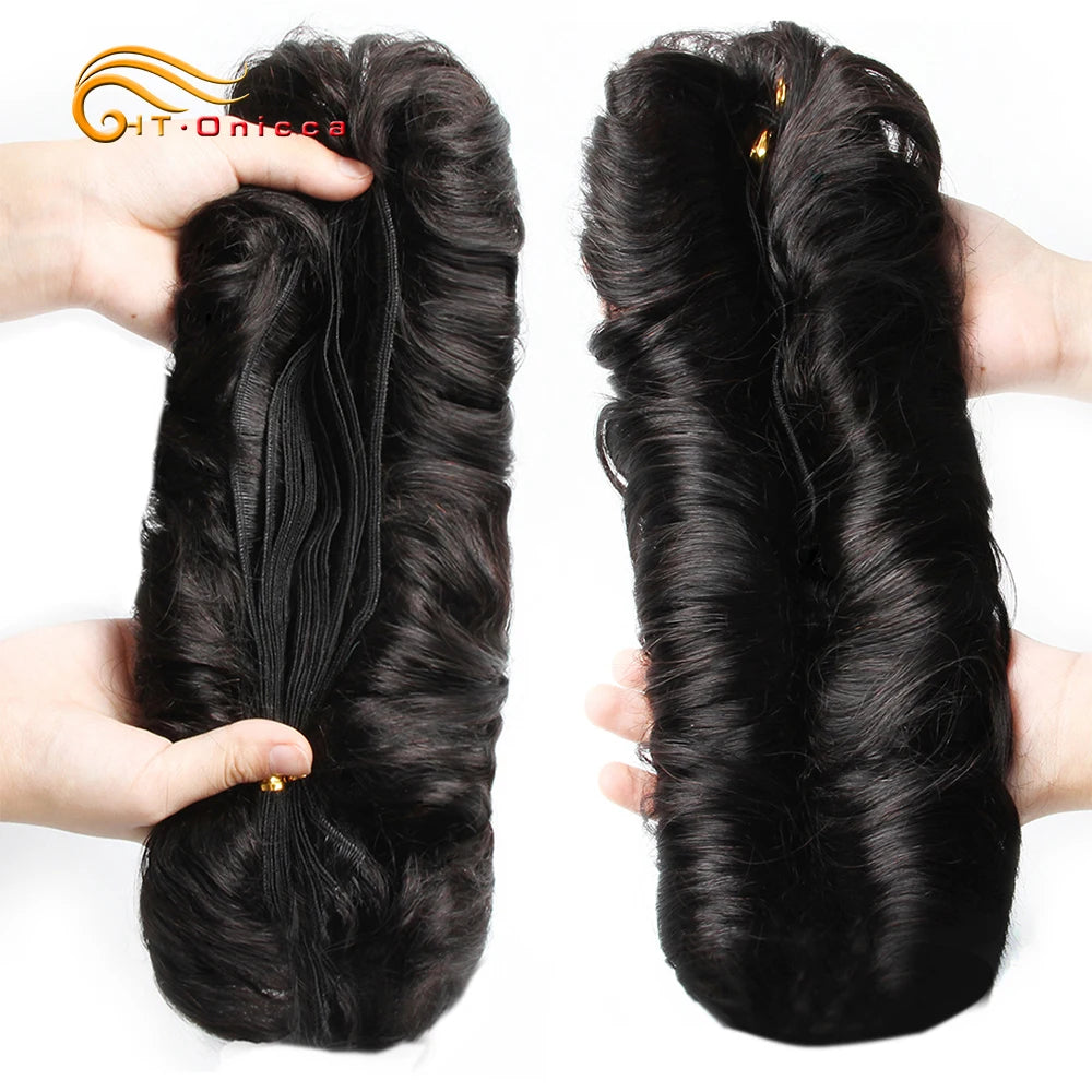 Curly Human Hair Bundles Brazilian Hair Weave Bundles Short Hair Human Hair Bundles For Woman
