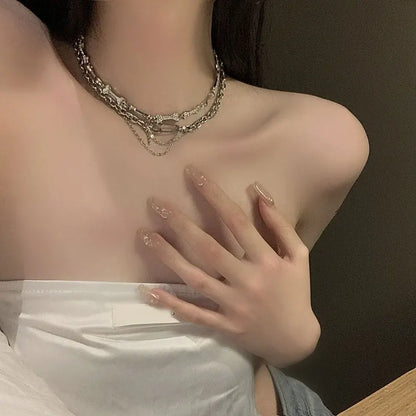 New 2021 Fashion Pendant Necklace For Women Clavicle Chain Choker Beautiful Jewelry Necklace Neck Accessories For Women Girls