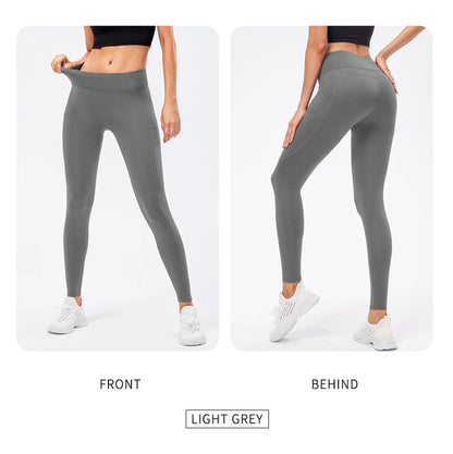 Yoga Pants Women Warm Leggings for Fitness Fleece Warm Winter Stretchy Running Tights Leggings Gym Sport Yoga Leggings