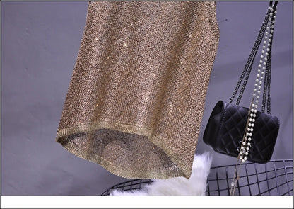 Tops Women 2023  Womens Fashion  Korean Tank Top  Heart Cut Out Top Sexy Hollow Out Bright Piece of Knitting Condole Belt Vest