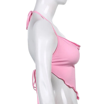 Summer Sexy Skirts For Women Pink Korean Style Casual Pleated Skirt School Girls 90s Fashion Cute Sweet Student Dance Mini Skirt