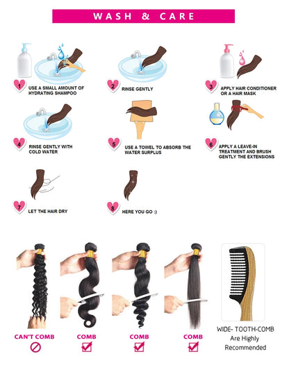 Brazilian Hair Weave Bundles 100% Human Hair Bundles Short Curly Hair Bundles 8Inch 6 Bundles Colored Hair Extensions For Women