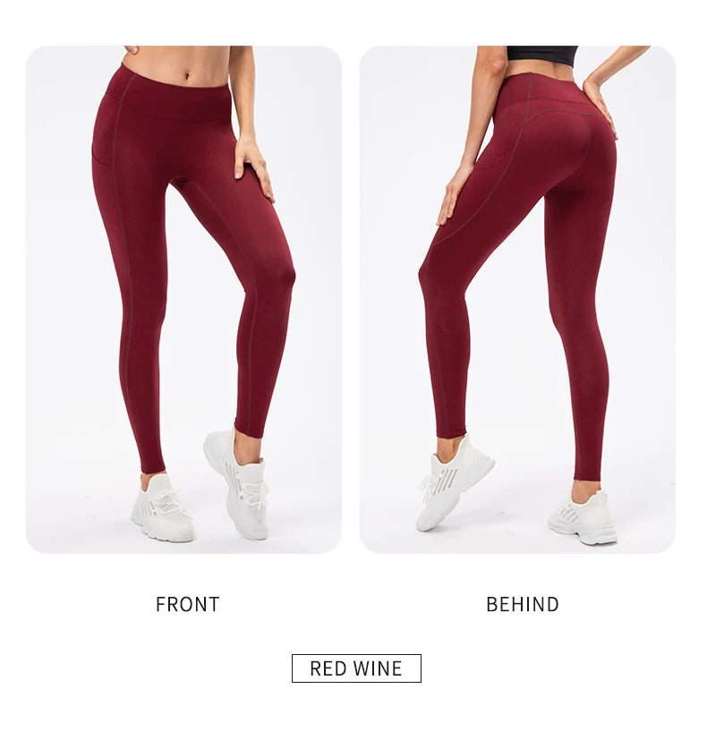 Yoga Pants Women Warm Leggings for Fitness Fleece Warm Winter Stretchy Running Tights Leggings Gym Sport Yoga Leggings