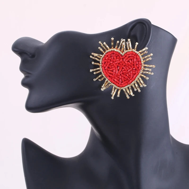 New Earrings Tassel Drop Earring Jewelry Earrings For Women Crystal Earrings Crown Dangle Earrings Long Earrings Boho Earings