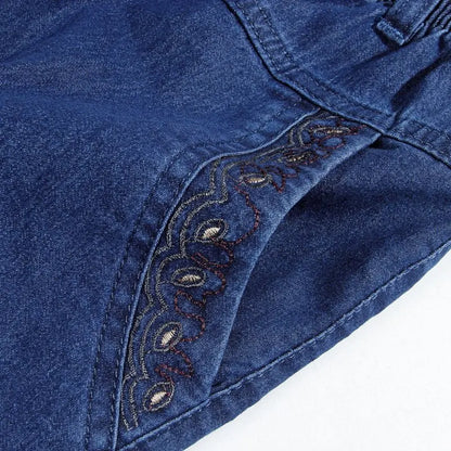 Casual Jeans Capris Female Summer Women Calf-Length Denim Pants Mom Jeans High Waist Jean For Woman jeans mujer