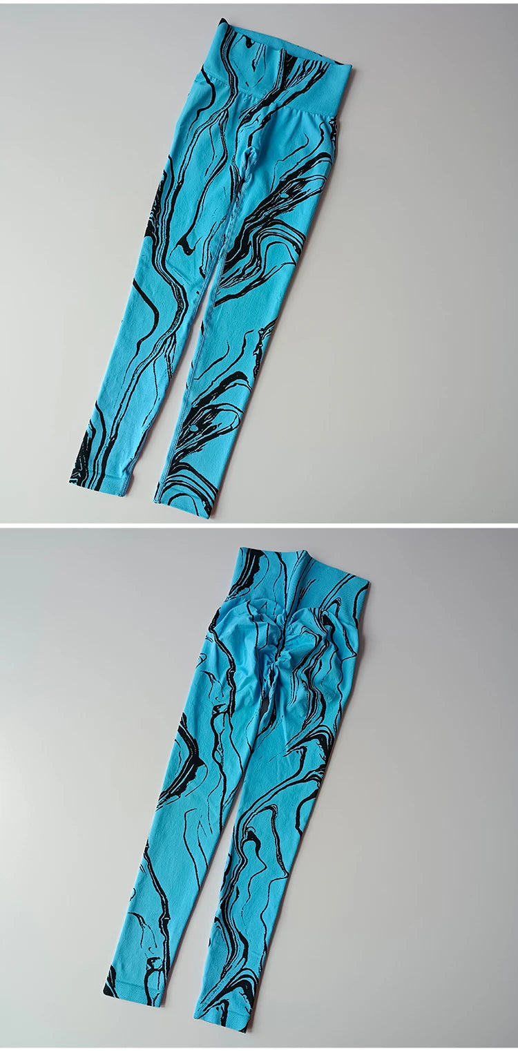 Women High Waist Yoga Pants Leggings Sport  Tights Outfits Gym Fitness Sports Running Sportswear Breathable Quick Dry Pants