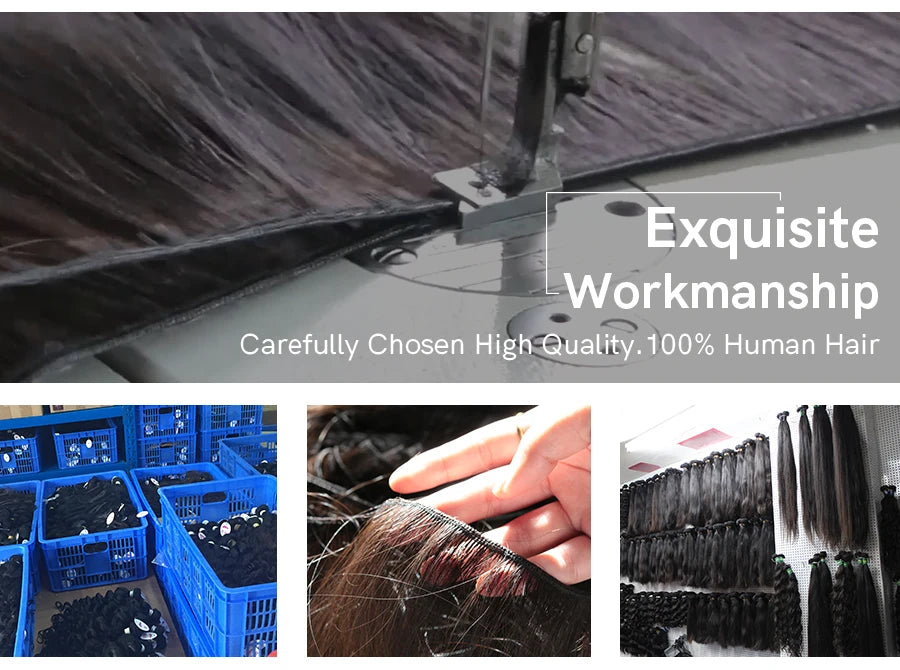 Loose Wave Human Hair Bundles Addbeauty Brazilian Virgin Human Hair Weave for Women Hair Extension Natural Color Double Drawn