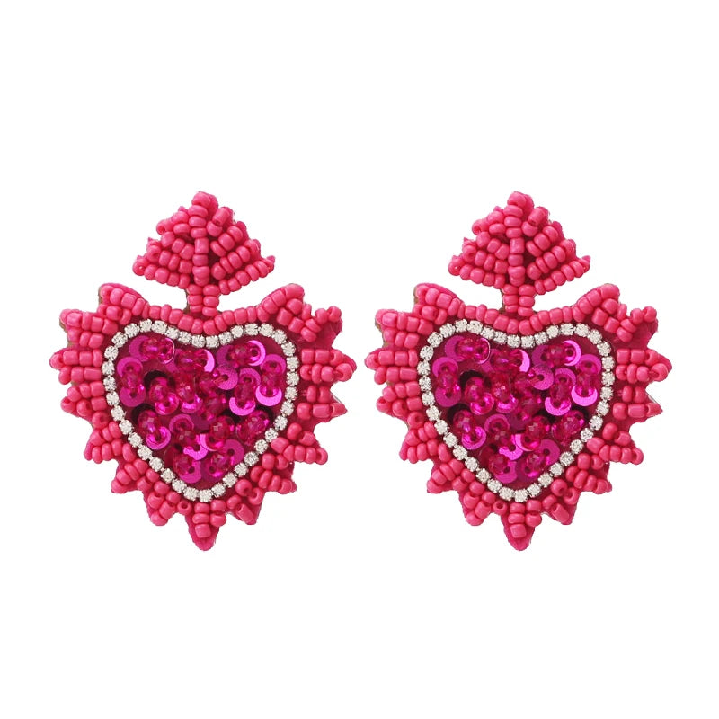 New Earrings Tassel Drop Earring Jewelry Earrings For Women Crystal Earrings Crown Dangle Earrings Long Earrings Boho Earings