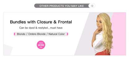 613 Blonde Colored Straight Human Hair Bundles 1 Pcs Double Drawn Raw Vietnamese Hair Bundles Weave Weft 22 24 26 28 30 32 Inch